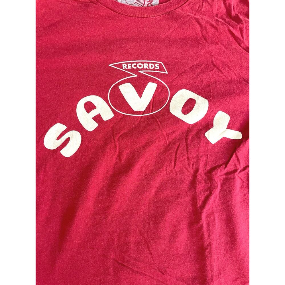 Savoy Records Red Logo T-Shirt Craft Recordings L View 5